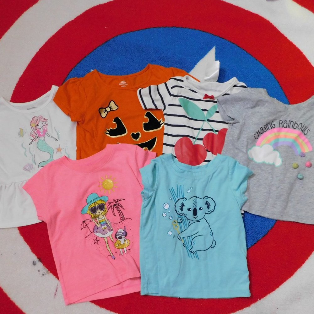 6 T-Shirt Bundle For Girls
